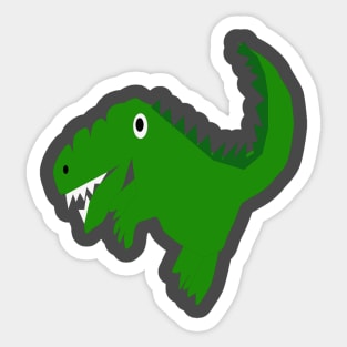 Vector crocodile illustration Sticker